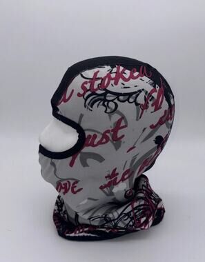 Graffiti Print Balaclava – Stretch Performance Face Mask